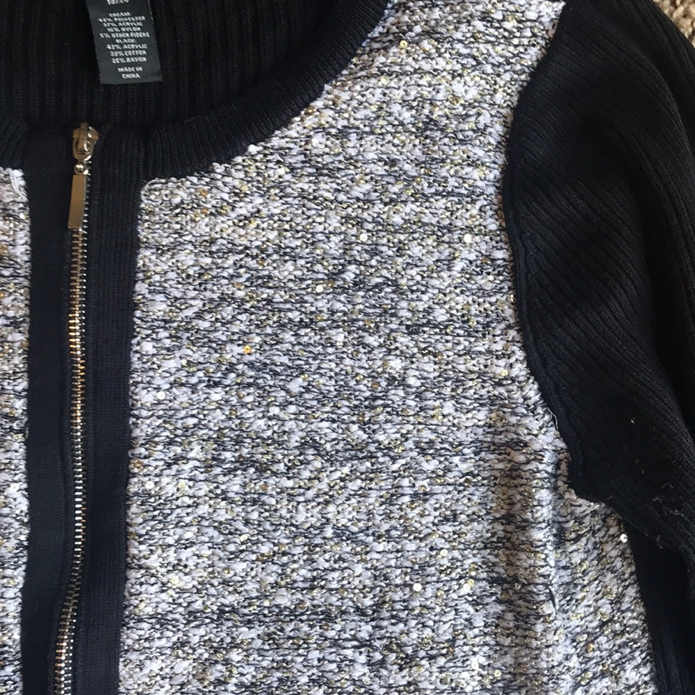 Beautiful Multi Material Sweater from Lane Bryant - Picture 3 of 8